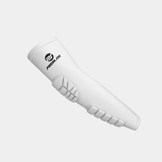 ProSlide Padded Compression Arm Sleeve - White