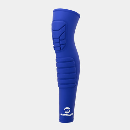 ProSlide EXTRA Padded Compression Shin and Knee Sleeve - Blue