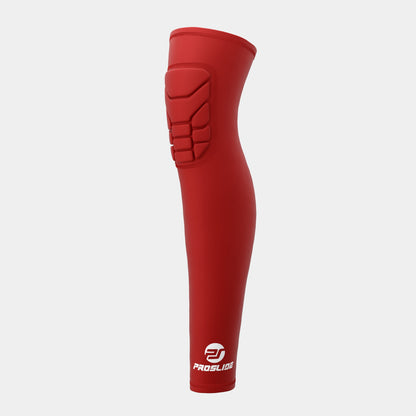 ProSlide Padded Compression Knee Sleeve - Red