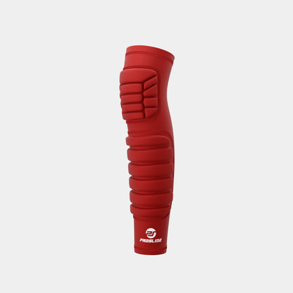 ProSlide EXTRA Padded Compression Shin and Knee Sleeve - Red