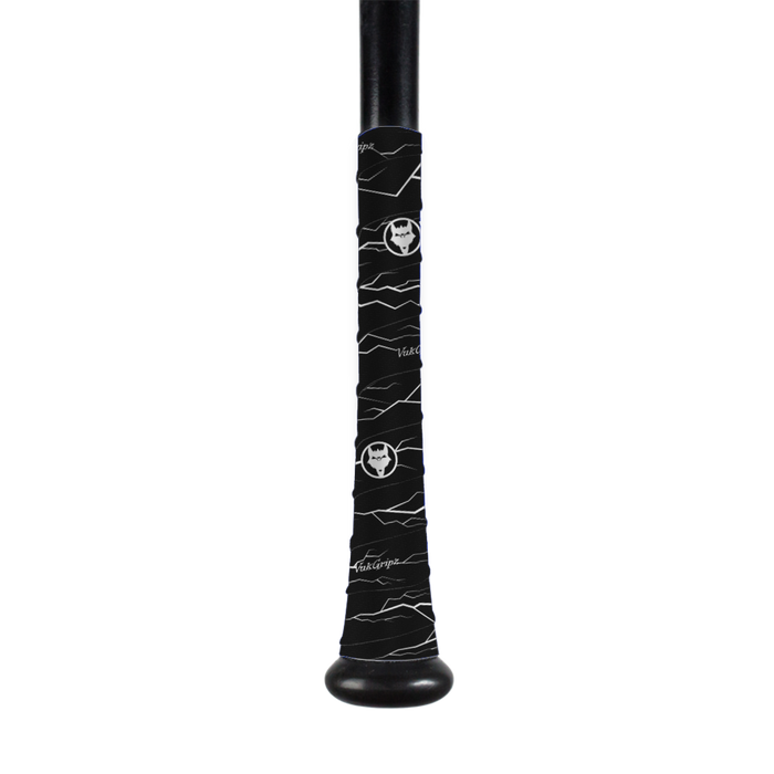 Pulse Black with White Bat Grip Tape