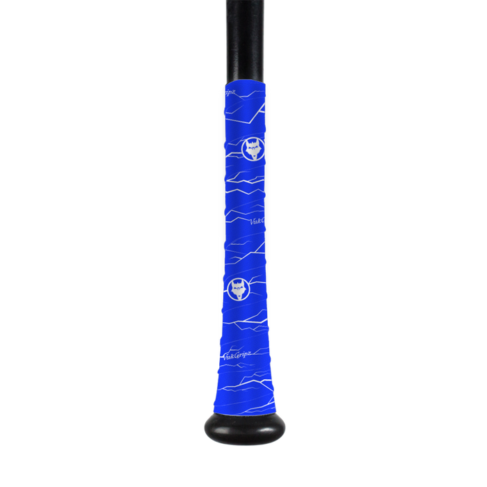 Pulse Blue Bat Grip Tape with White